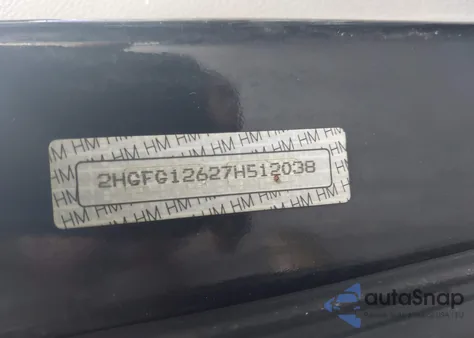 2007 Honda Civic Lx from USA, damaged, VIN 2HGFG12627H512038